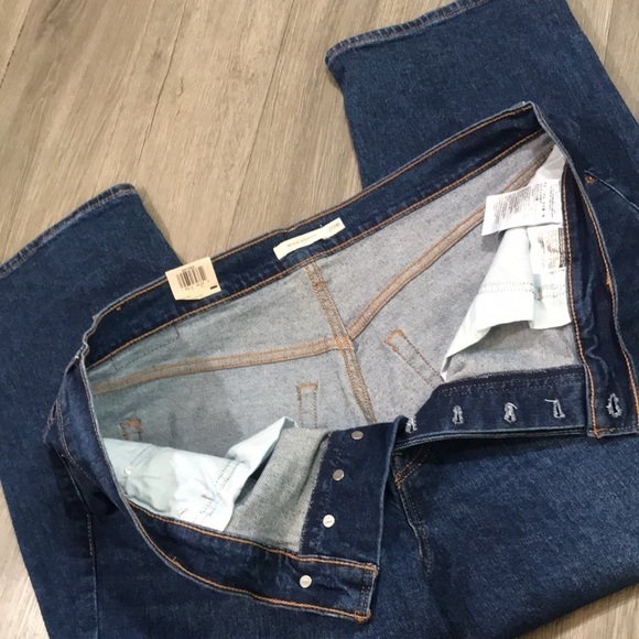 Levi’s “Wedgie Straight” High Rise NWT Medium Wash Ankle Jeans size 20W - Picture 10 of 13